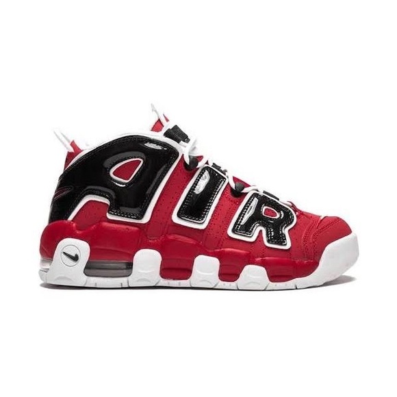 Nike Air More Uptempo Bulls Hoops Pack GS 415082 600 - Picture 3 of 10